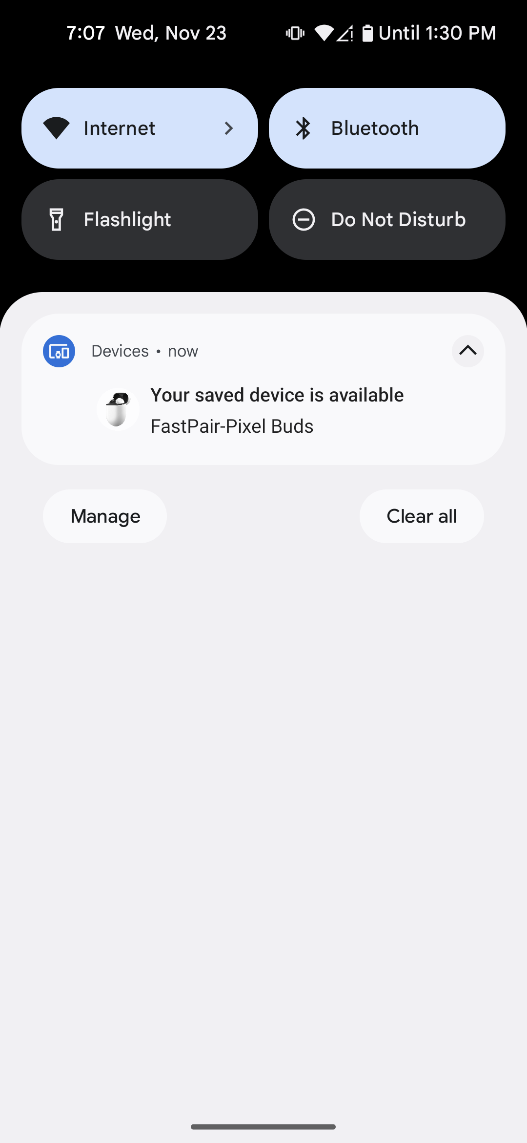 Subsequent Pairing Notification. Subsequent Pairing Notification.