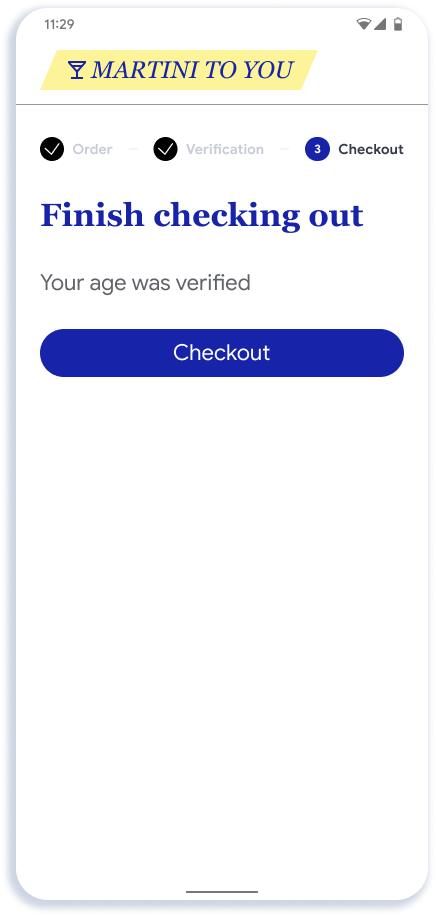 Data sent to app or website