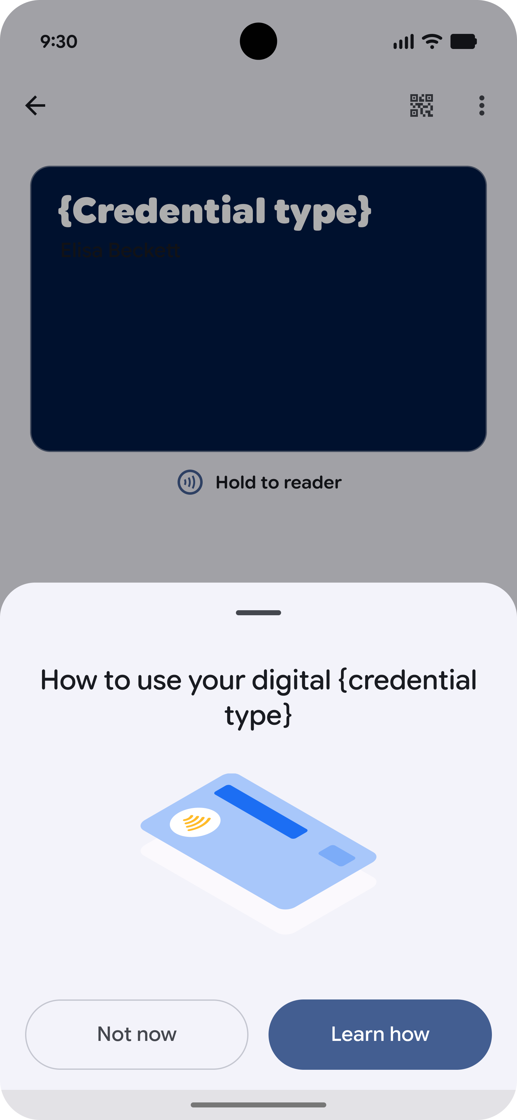 A prompt to learn more about using the new VDC.